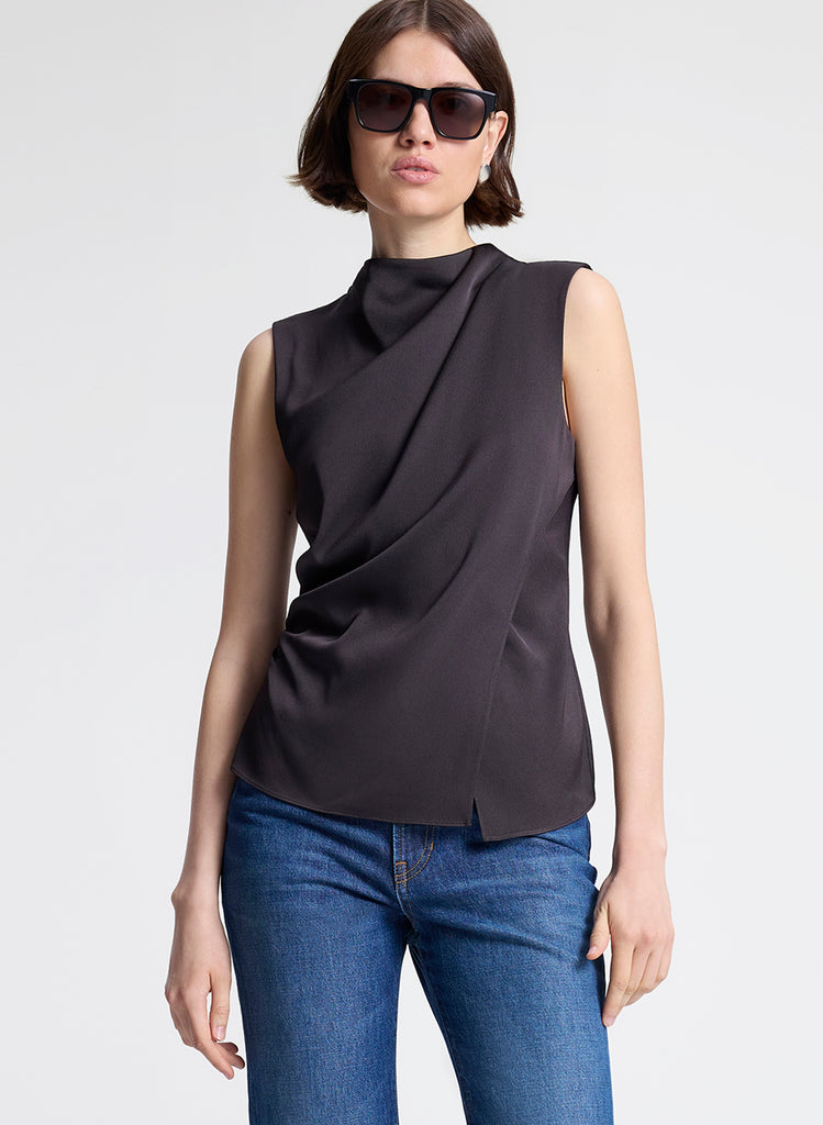 Amira Ruched Sleeveless Top | ALC LTD