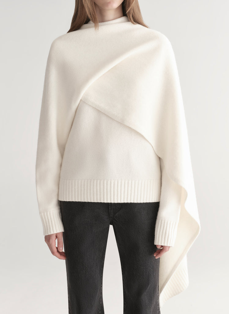 Davin Draped Wool Sweater | ALC LTD
