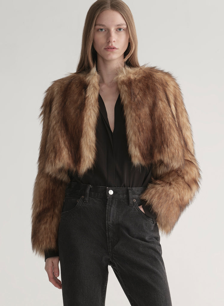 Gina Faux Fur Jacket | ALC LTD