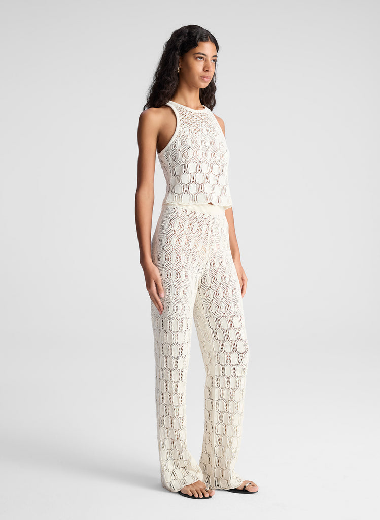 Rosa Crochet Knit Top | ALC LTD