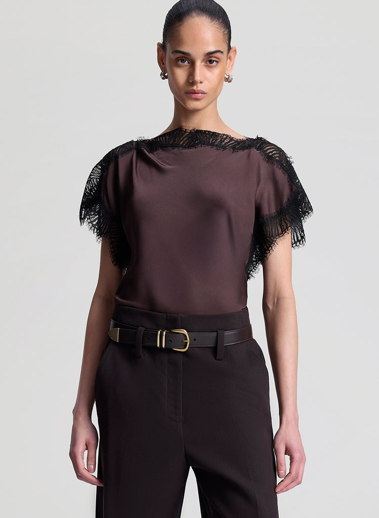 Pretty Luna Lace Top Black 4 main image 0