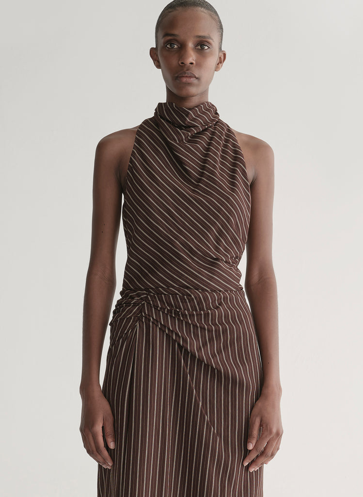 【CLANE】THIN STRAP A LINE TOPS A.L.C. Lillian Striped Top | ALCltd.com