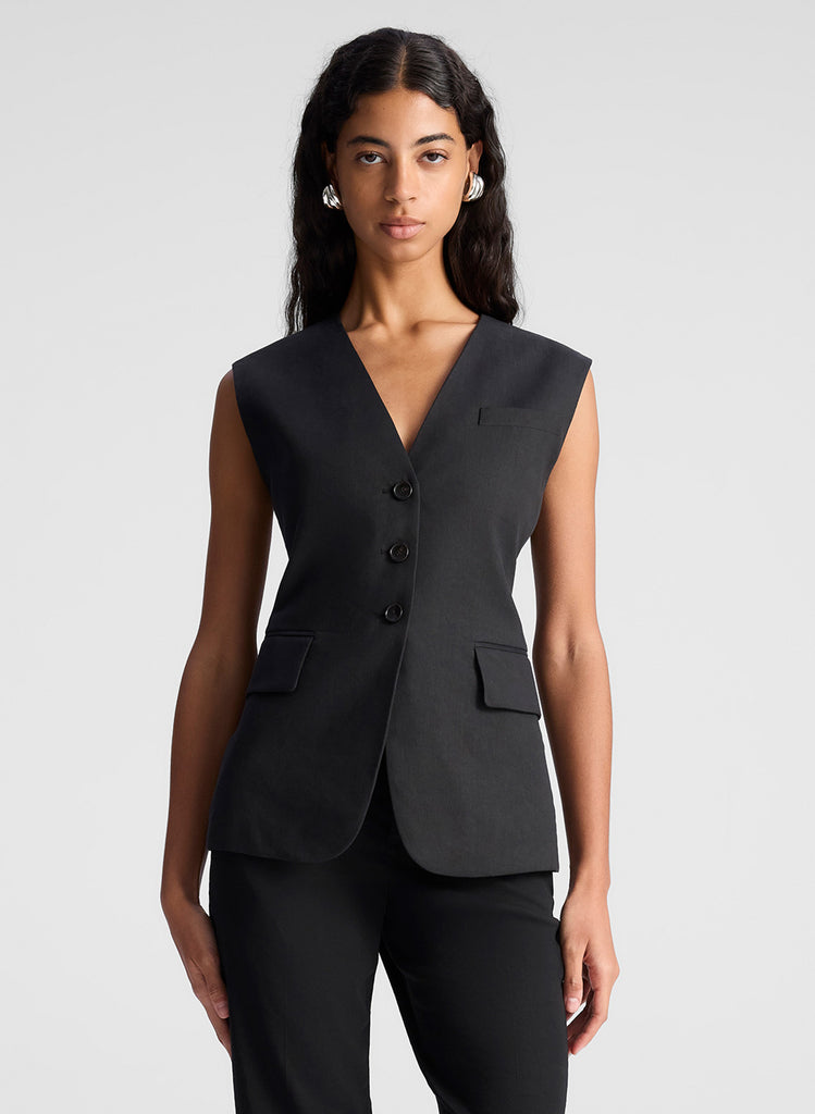 CCU NOAH SPORTS VEST SHEEP スエード レザー ベスト