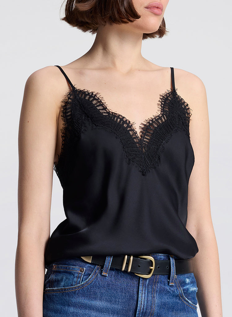 Presley Satin and Lace Camisole Top | ALC LTD