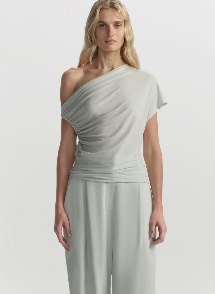 ALC LTD Halle One Shoulder Tee