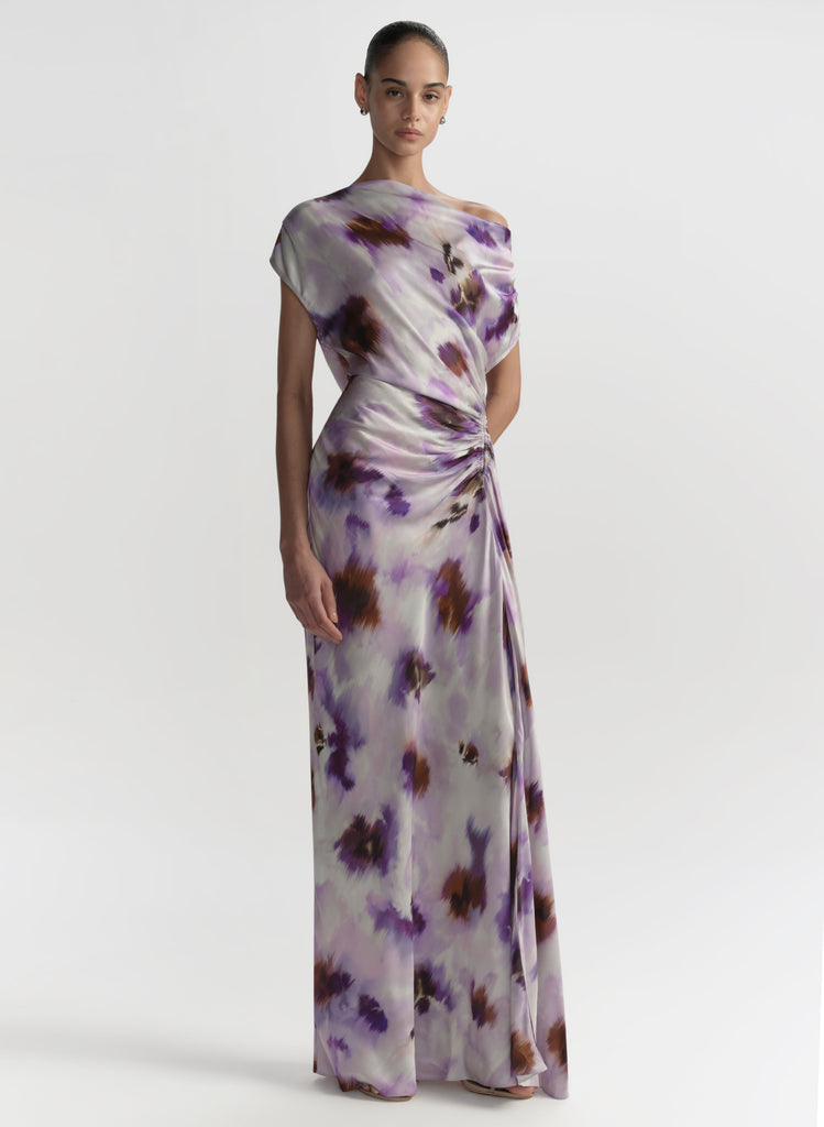 Poppy One Shoulder Satin Gown | ALC LTD
