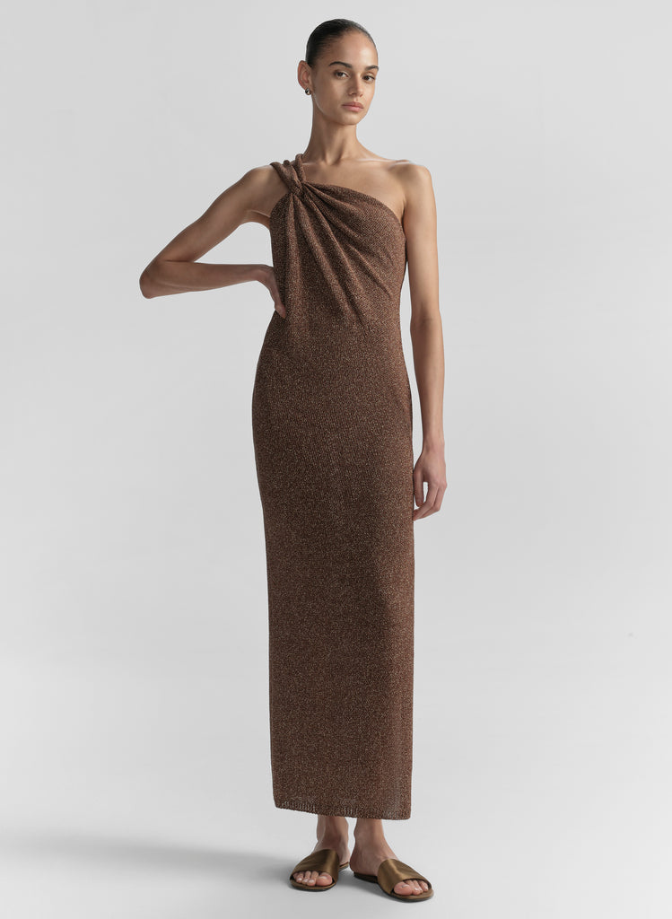 Mimi One Shoulder Knit Midi Dress | ALC LTD