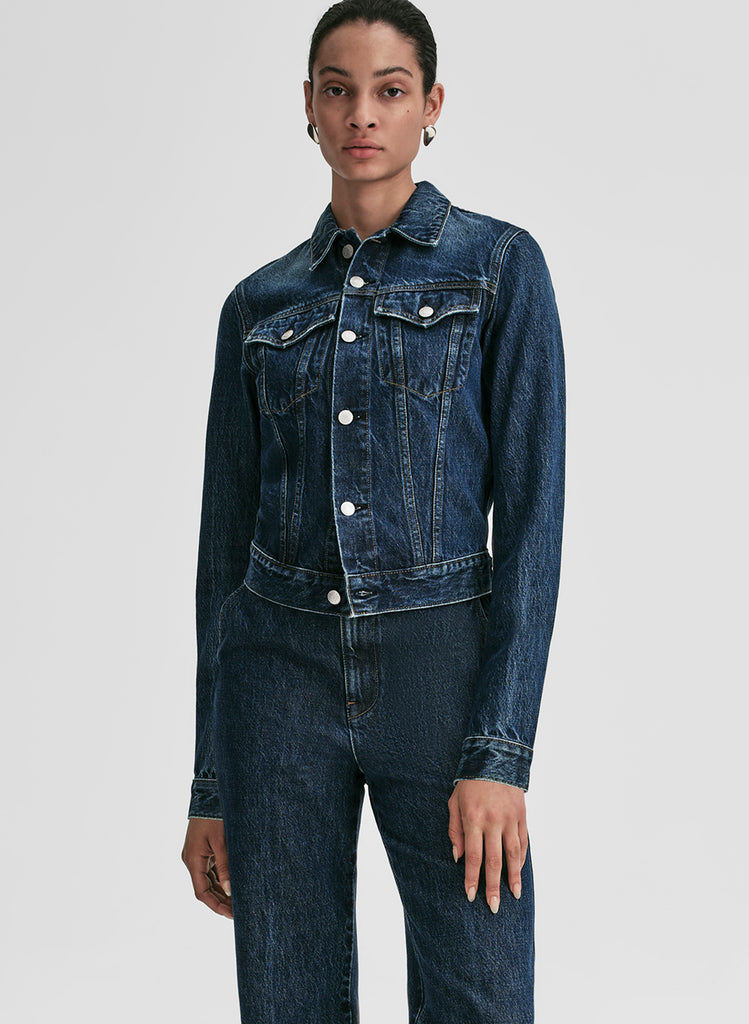 The 968 Shrunken Denim Jacket | ALC LTD