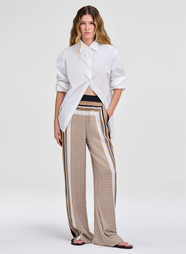 Tyler Scarf Print Pant | ALC LTD