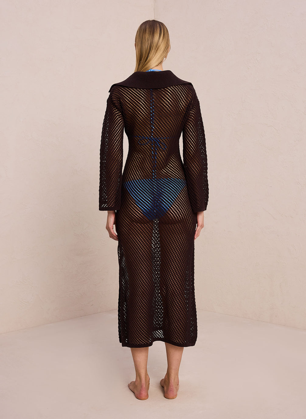 Freya Crochet Midi Dress