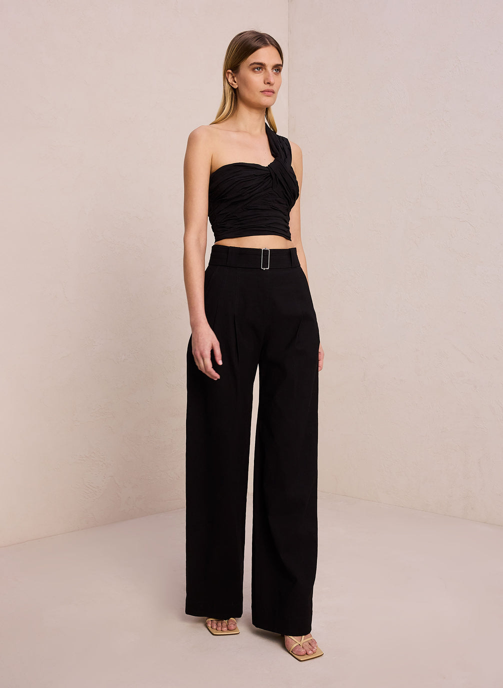 Darby Stretch Linen Pant