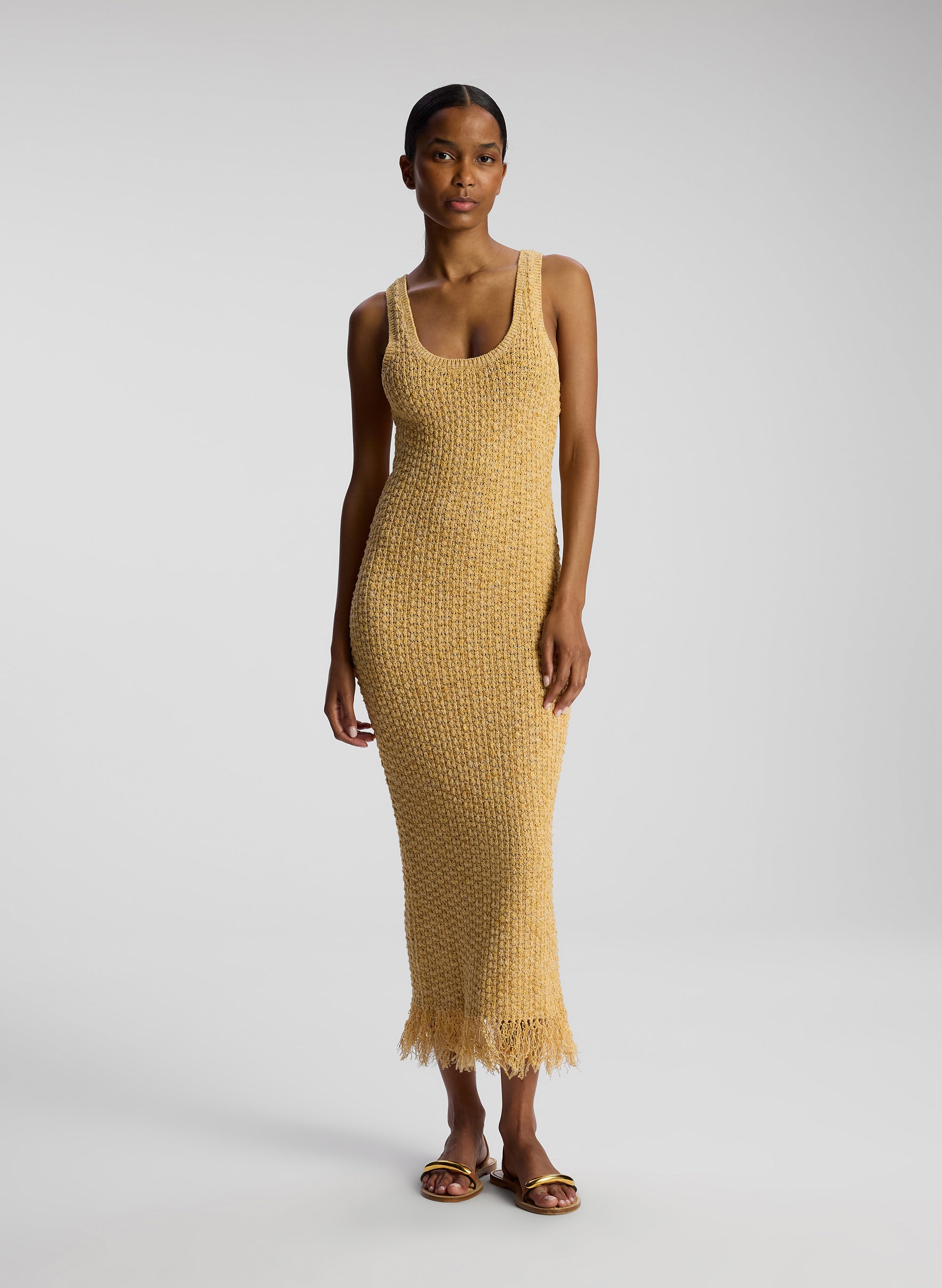 A.L.C. Clementine Bouclé Knit Midi Dress | ALCltd.com