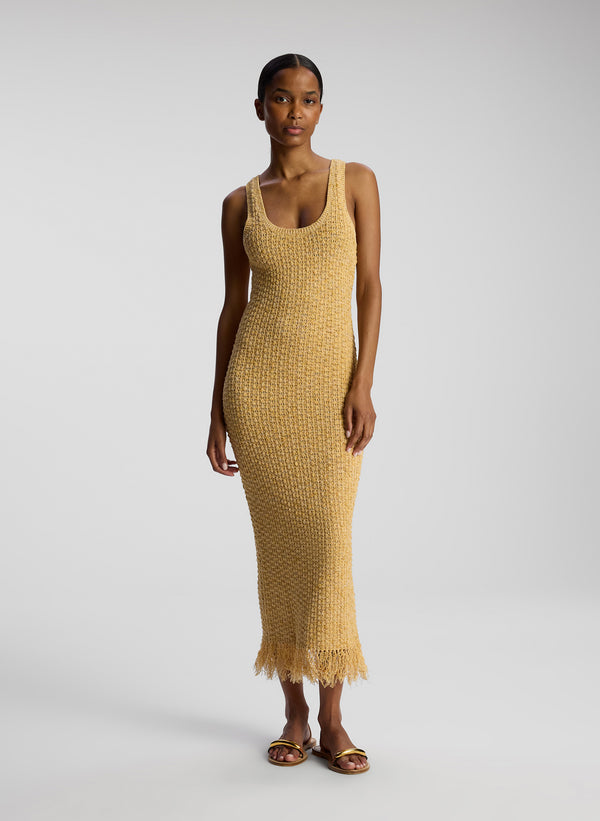 lilah cotton midi dress A.L.C. Lilah Cotton Midi-Dress