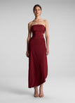 Andie Strapless Pleated Dress