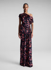 Poppy Stretch Silk Gown