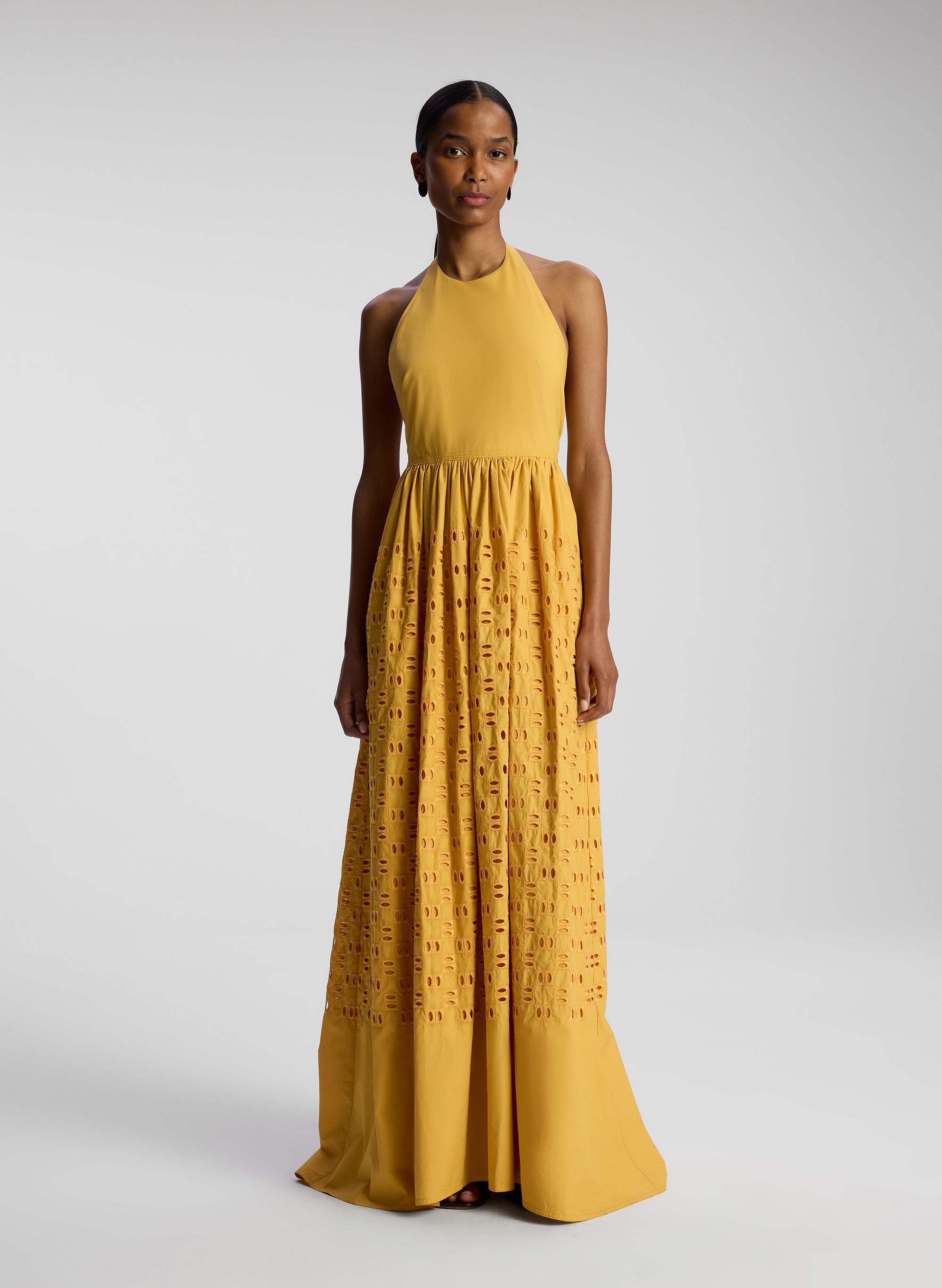 A.L.C. Blair Cotton Eyelet Maxi Dress | ALCltd.com