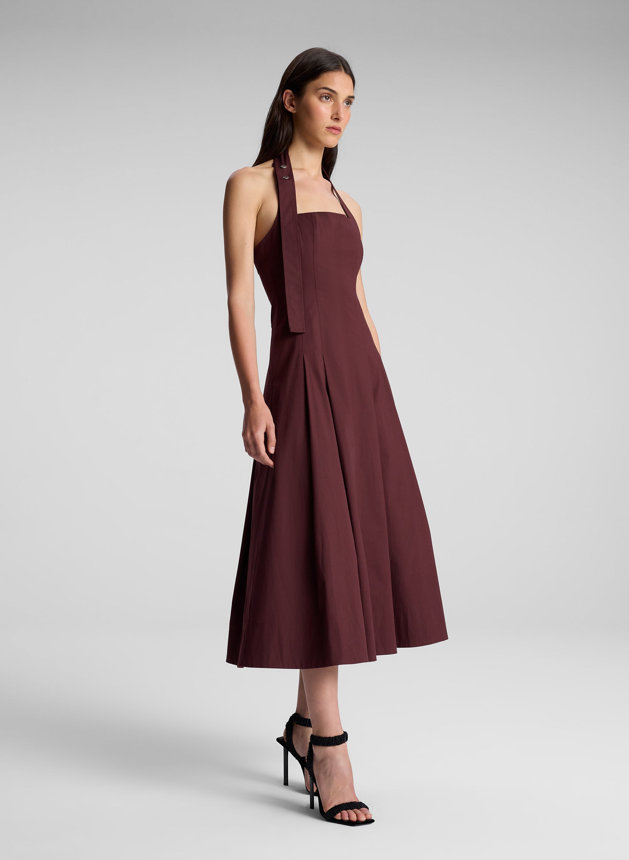A.L.C. Natalie Halter Midi Dress | ALCltd.com 