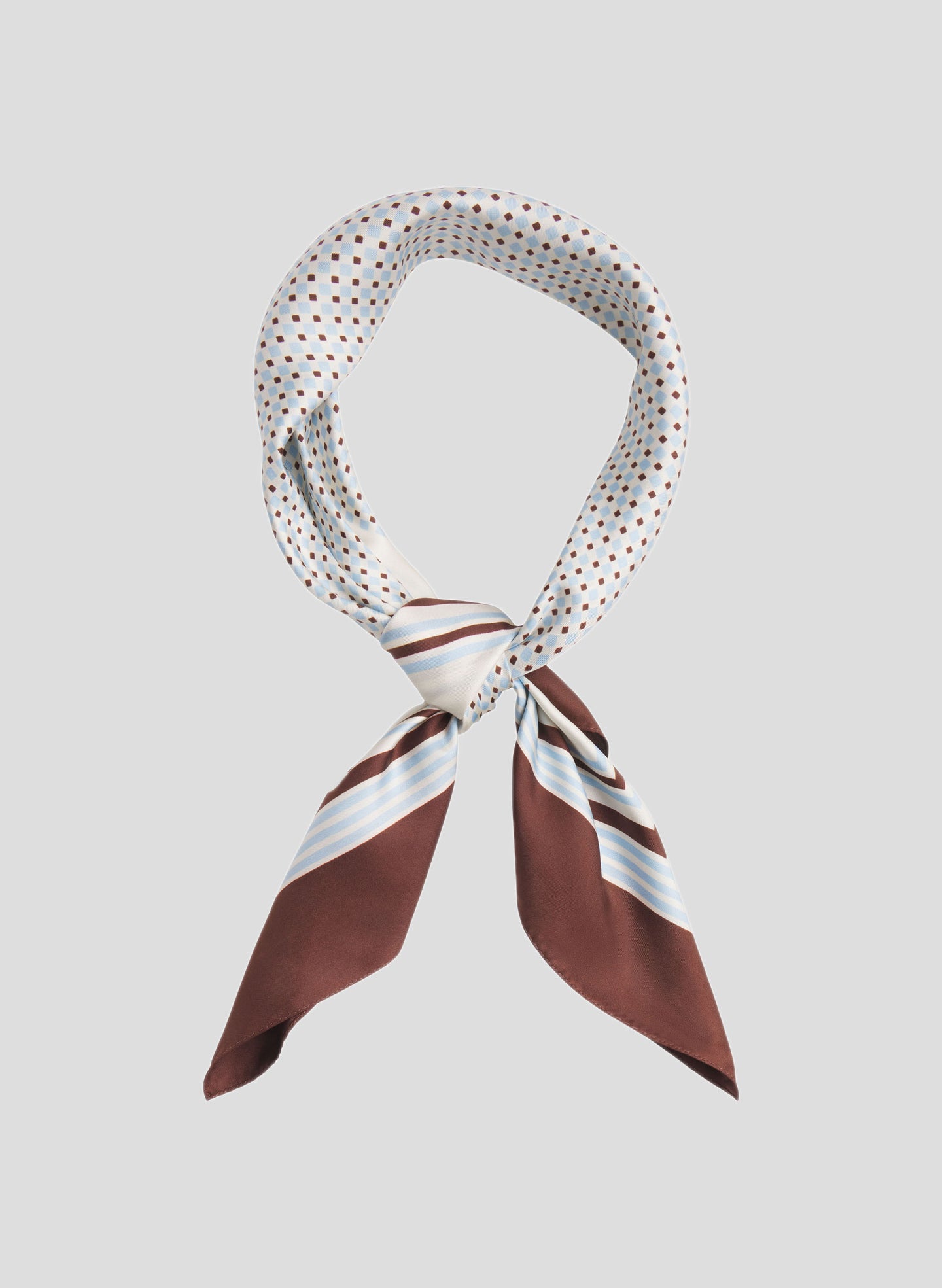 Albers Print Silk Scarf