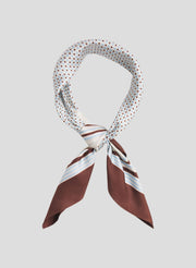 Albers Print Silk Scarf