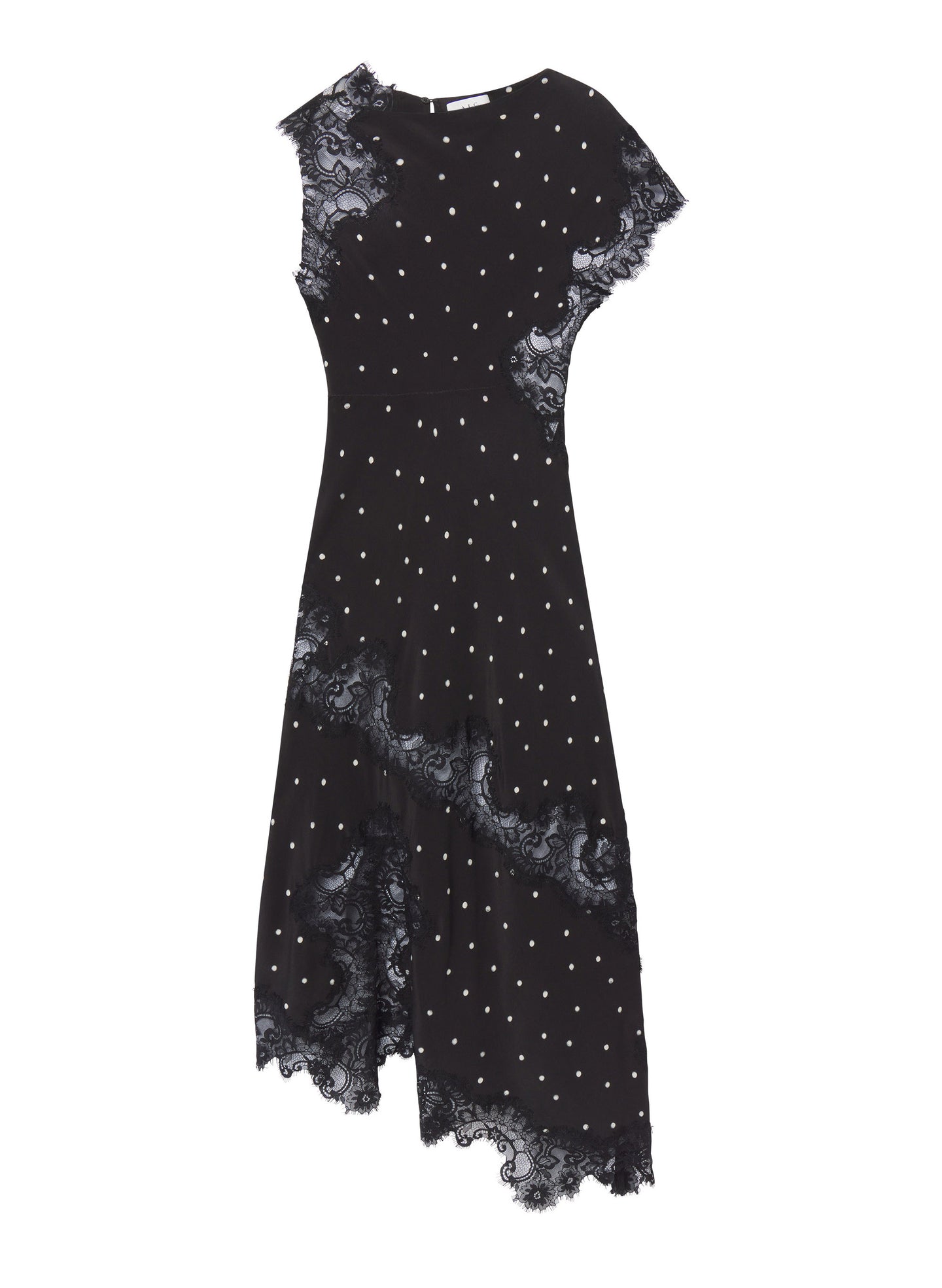 Alessia Polka Dot Crepe and Lace Maxi Dress | ALC LTD Alessia Polka Dot Crepe and Lace Maxi Dress | ALC LTD