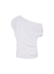 Alice Cotton One Shoulder Tee