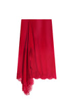 Anais Silk Chiffon and Lace Midi Skirt