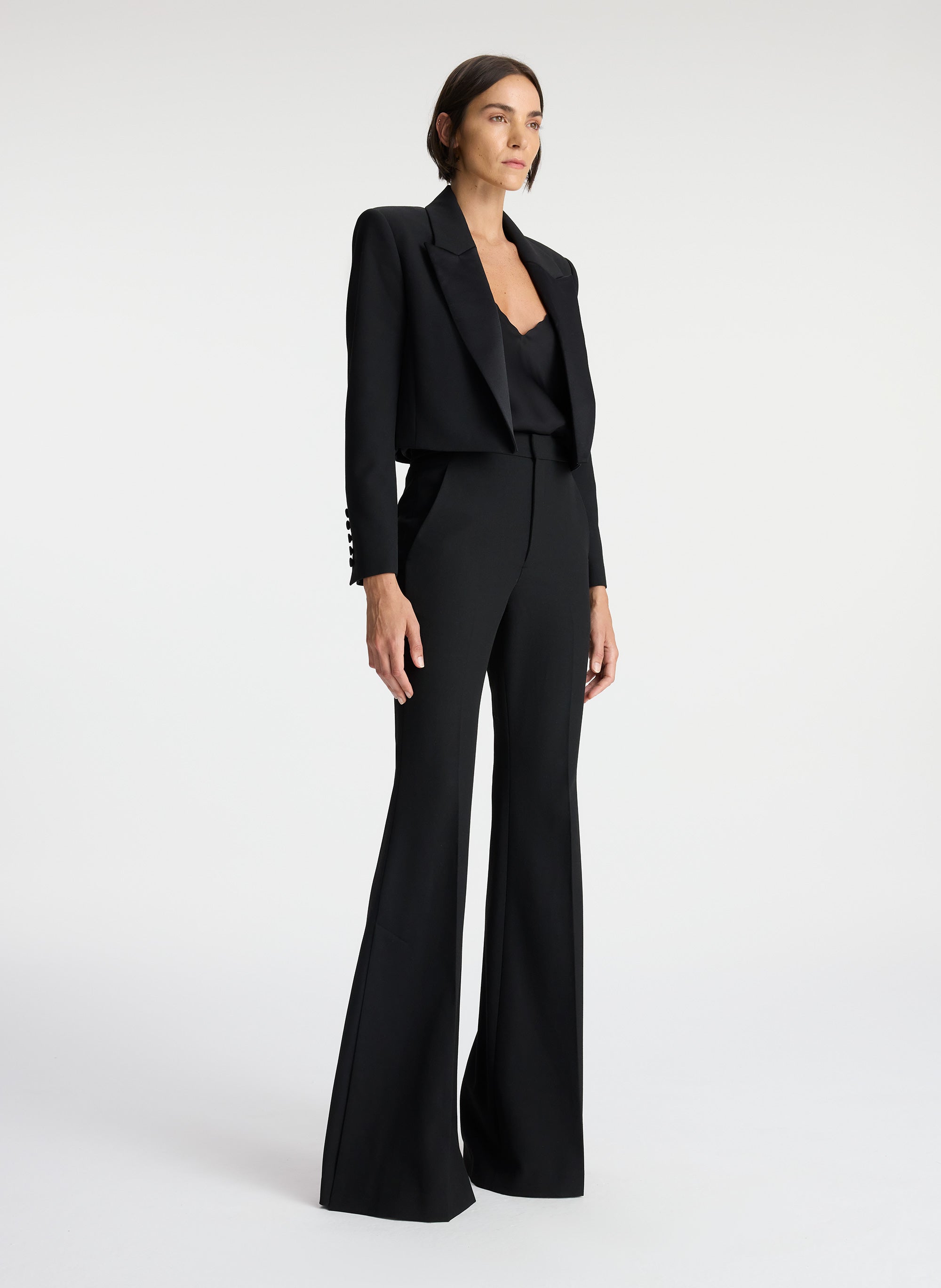 Womens Ladies Open Front Blazer Waistcoat Tuxedo Collared Sleeveless Jacket  Coat | eBay