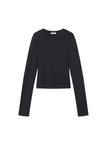 Ari Cotton Rib Long Sleeve Tee