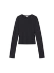 Ari Cotton Rib Long Sleeve Tee