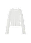 Ari Cotton Rib Long Sleeve Tee