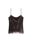 Ariana Sequin and Lace Camisole Top