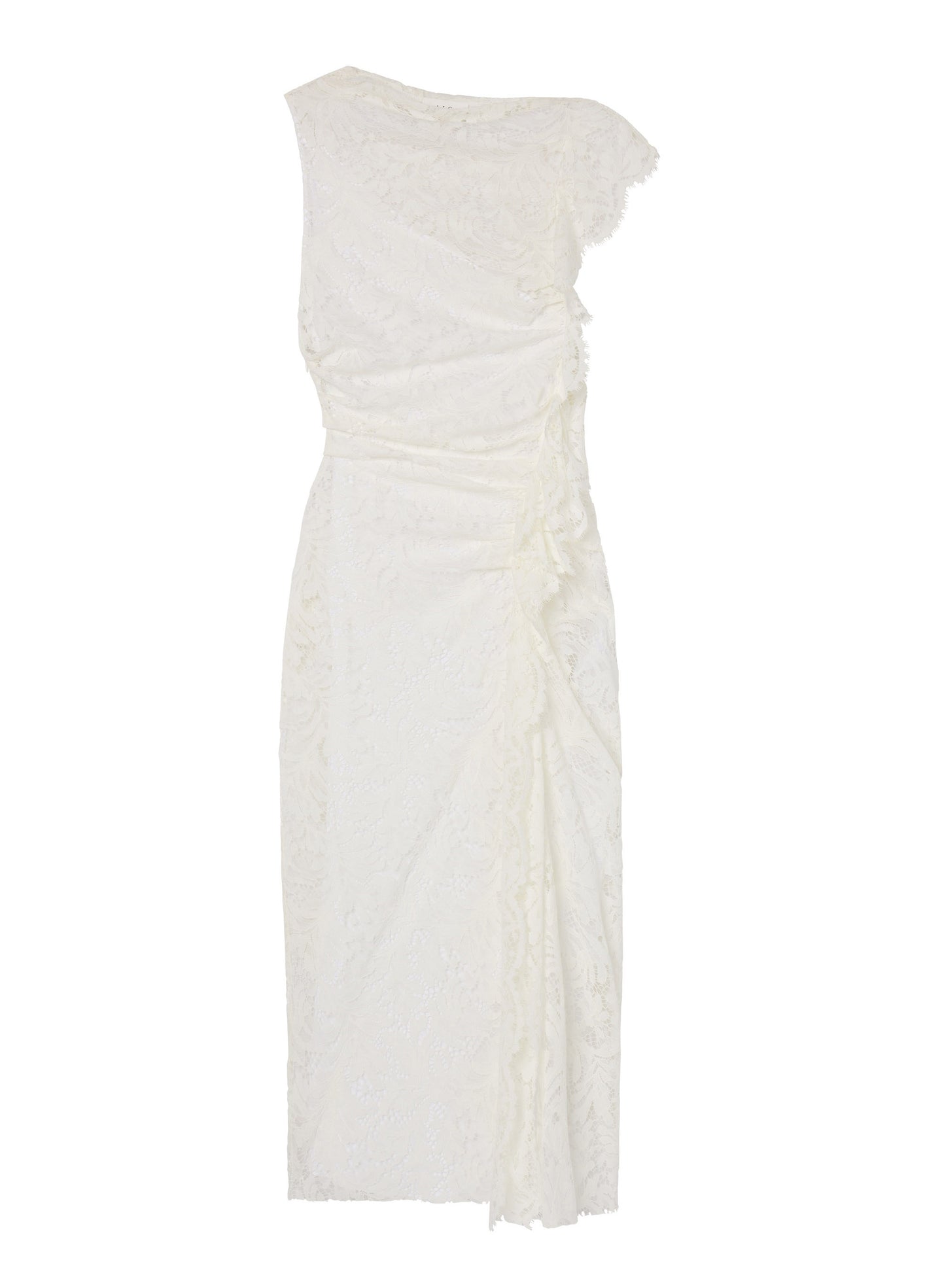 astr white lace midi dress lace a line midi dress astr Floral Lace Midi Dress