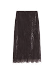 Ava Sequin and Lace Midi Skirt