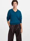 Calven Cashmere V-Neck Sweater