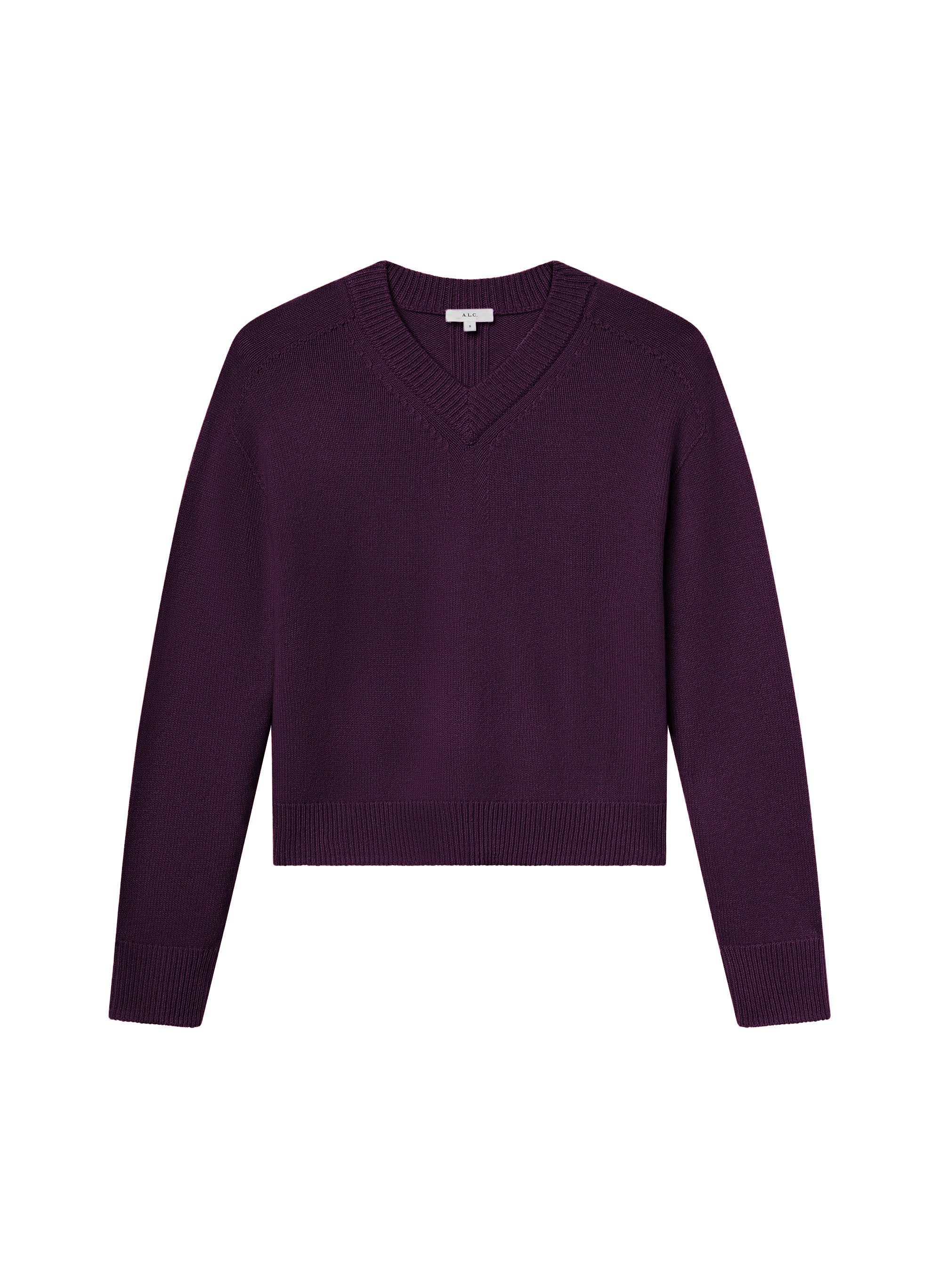 Calven Cashmere V Neck Sweater | ALC LTD