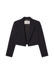 Cass Cropped Tailored Pinstripe Jacket