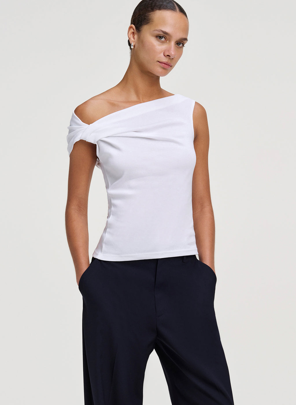 Cece Off Shoulder Tee