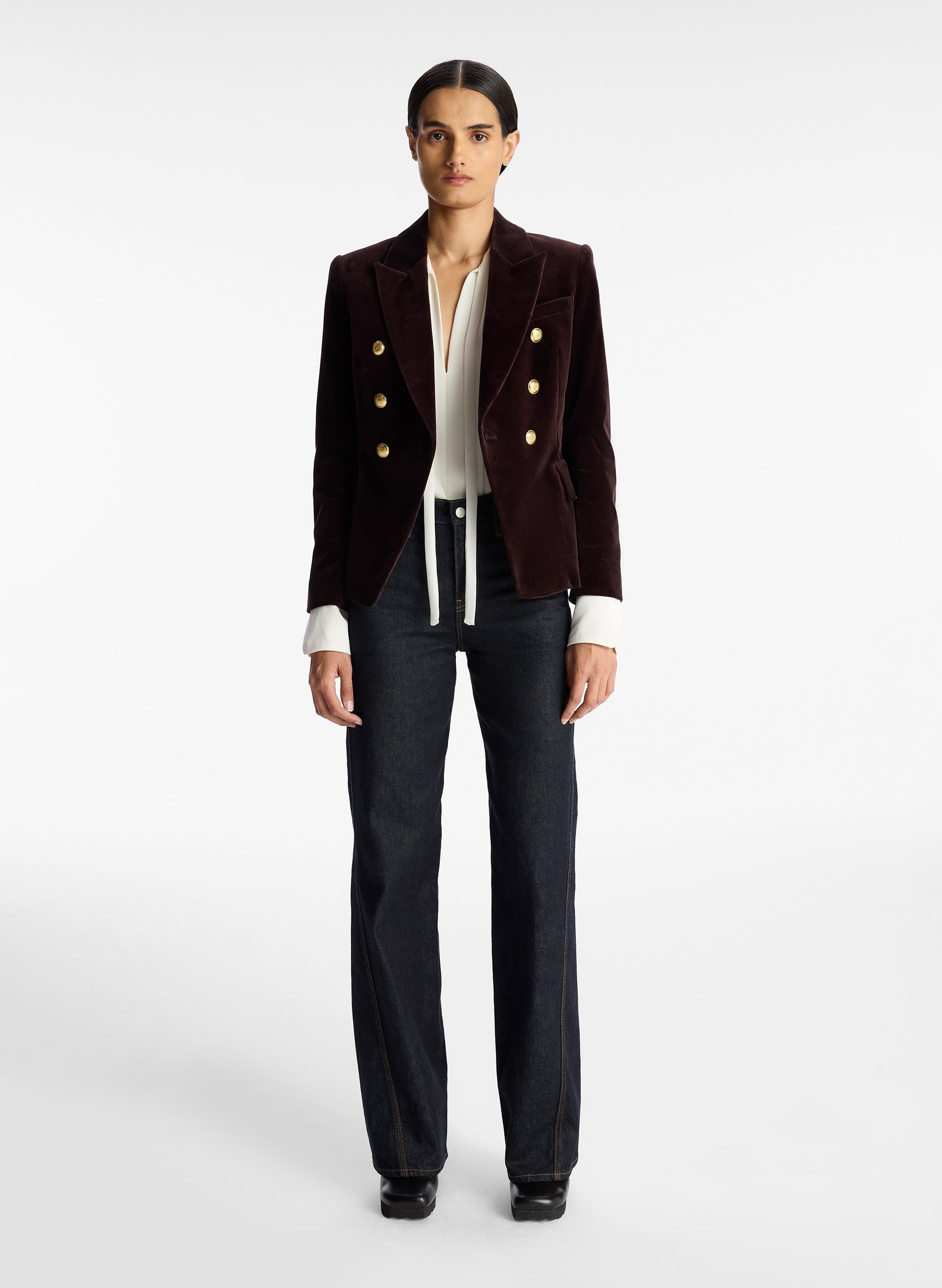 Chelsea Velvet Tailored Jacket