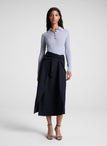 Clara Wool Midi Skirt