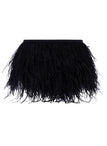 Clarisse Feather Clutch