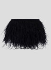 Clarisse Feather Clutch