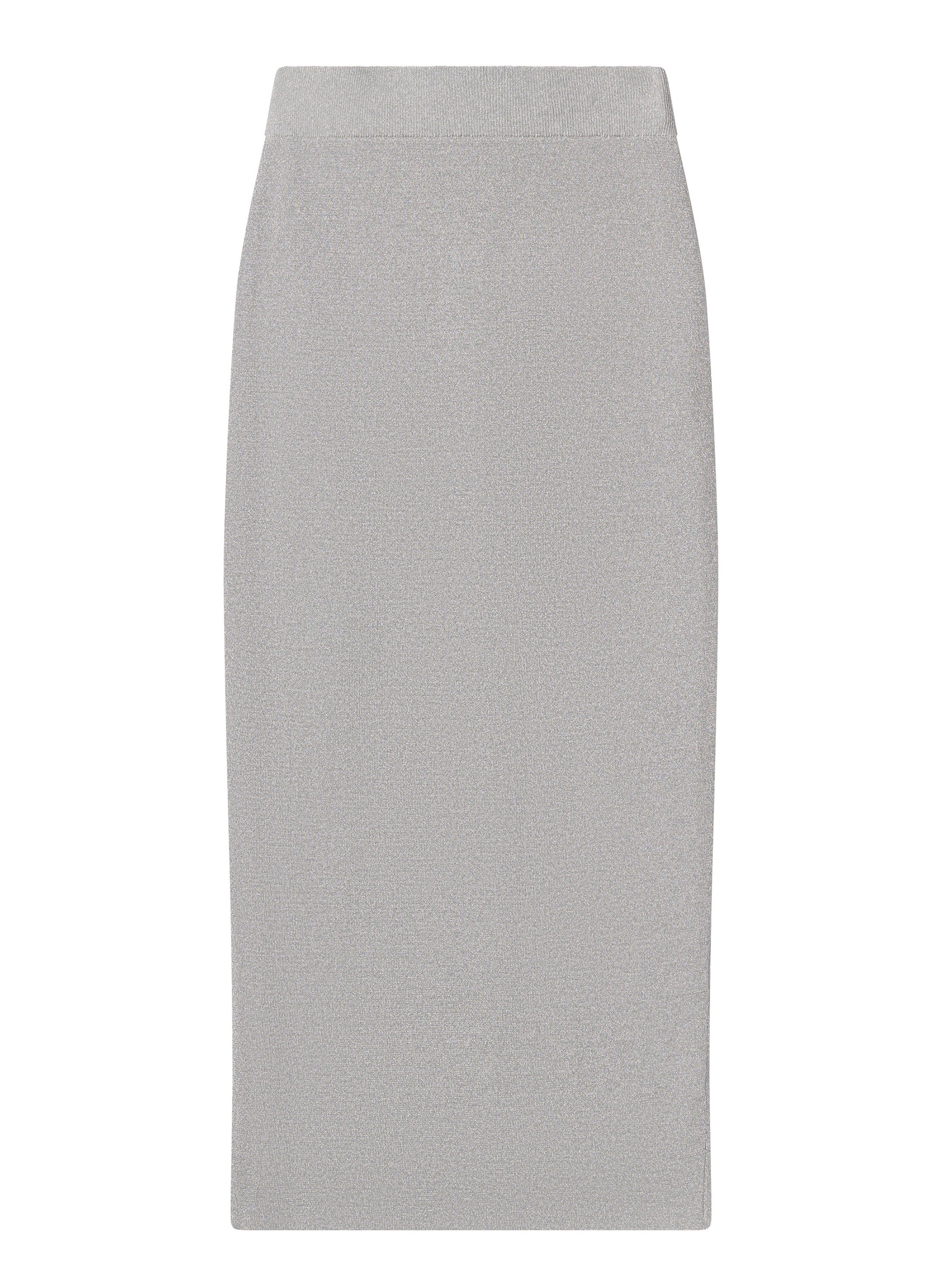 Clover Metallic Knit Midi Skirt | ALC LTD