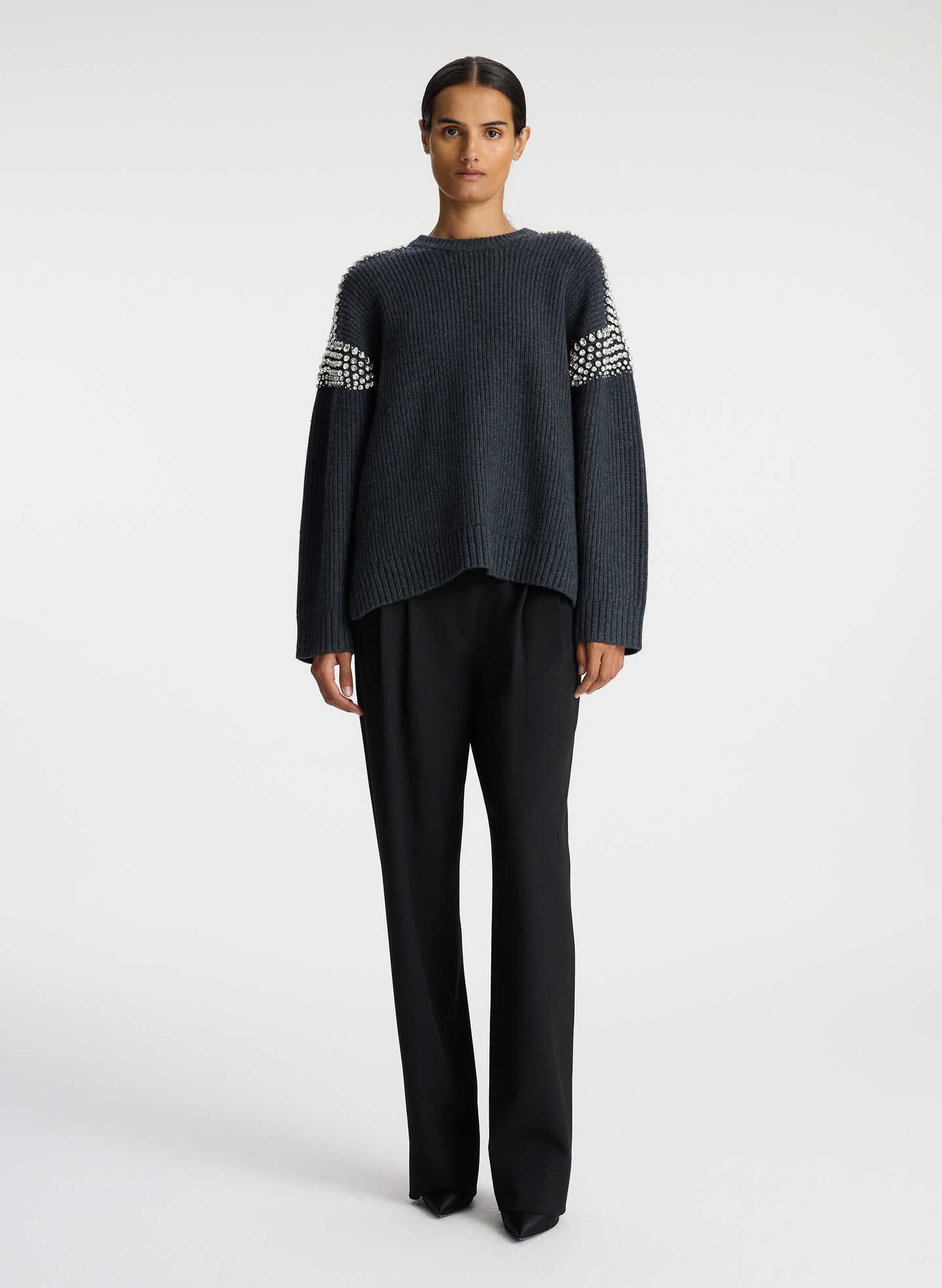 Colby Embellished Wool Sweater