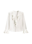 Colette Silk Jacquard Top