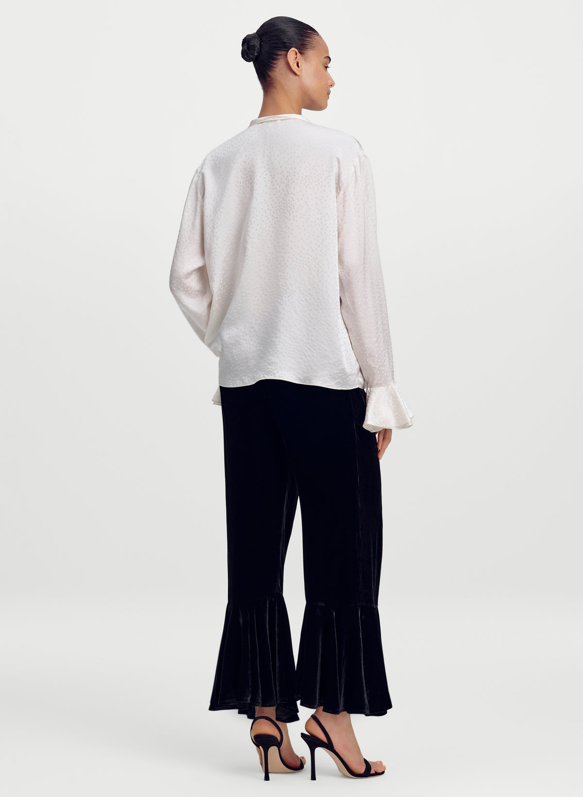 Colette Silk Jacquard Top