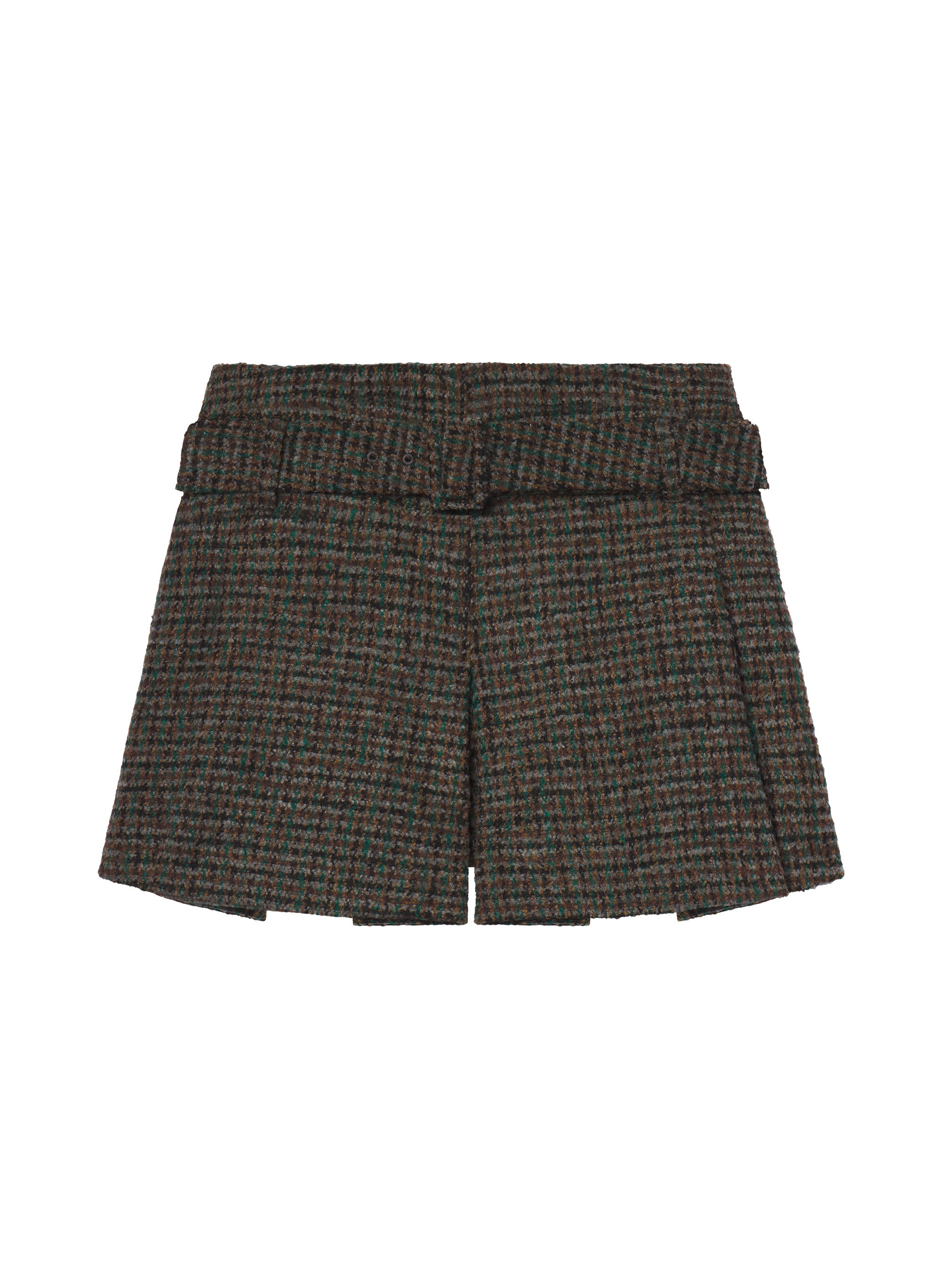 【mimi】CLANE OVER TWEED CORT Como Tweed Belted Short | ALC LTD