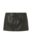 Cowan Glossy Leather Mini Skirt