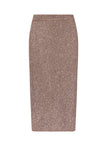 Dana Metallic Knit Midi Skirt