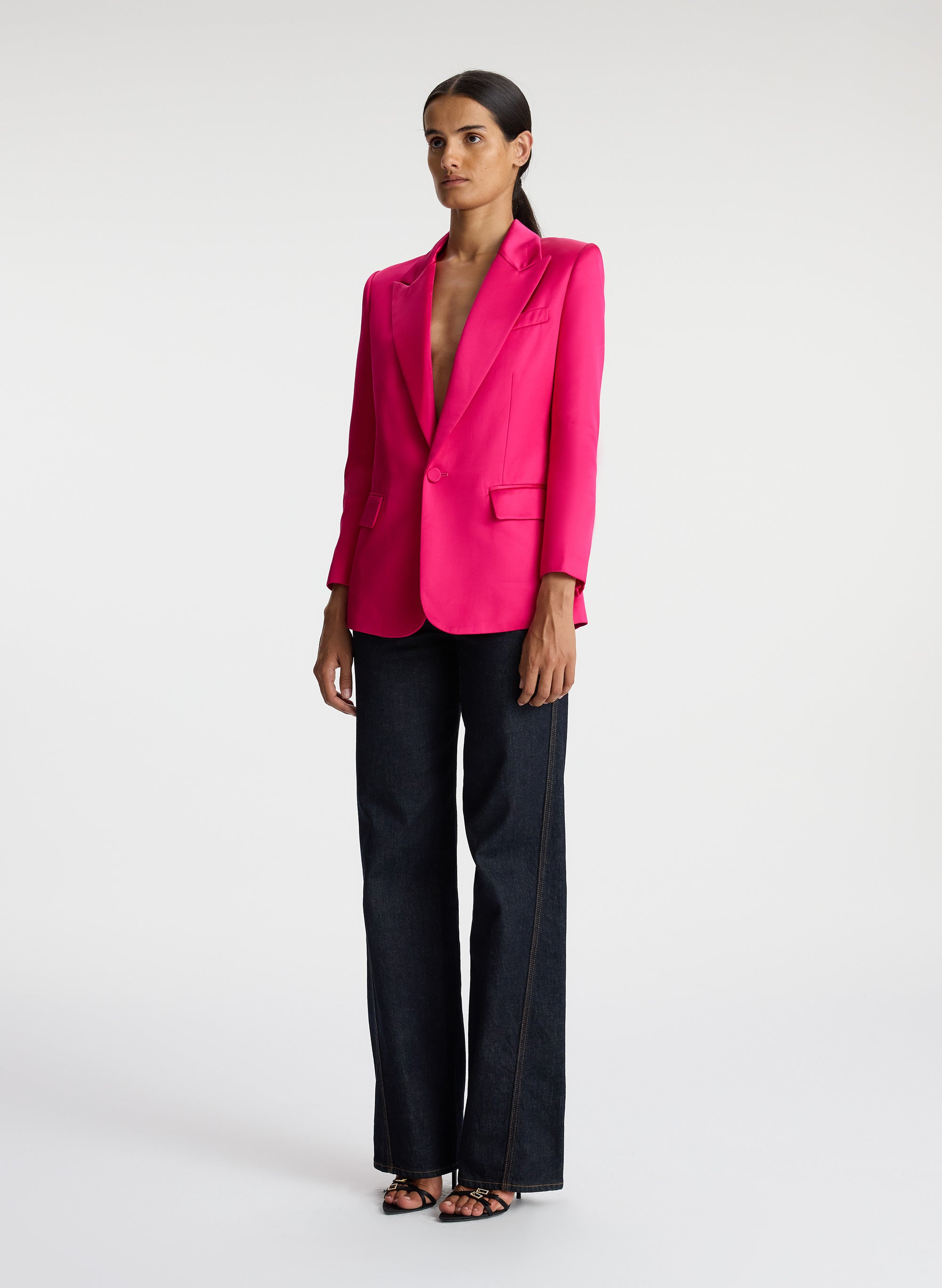 A.L.C. Davin II Structured Satin Jacket ALCltd