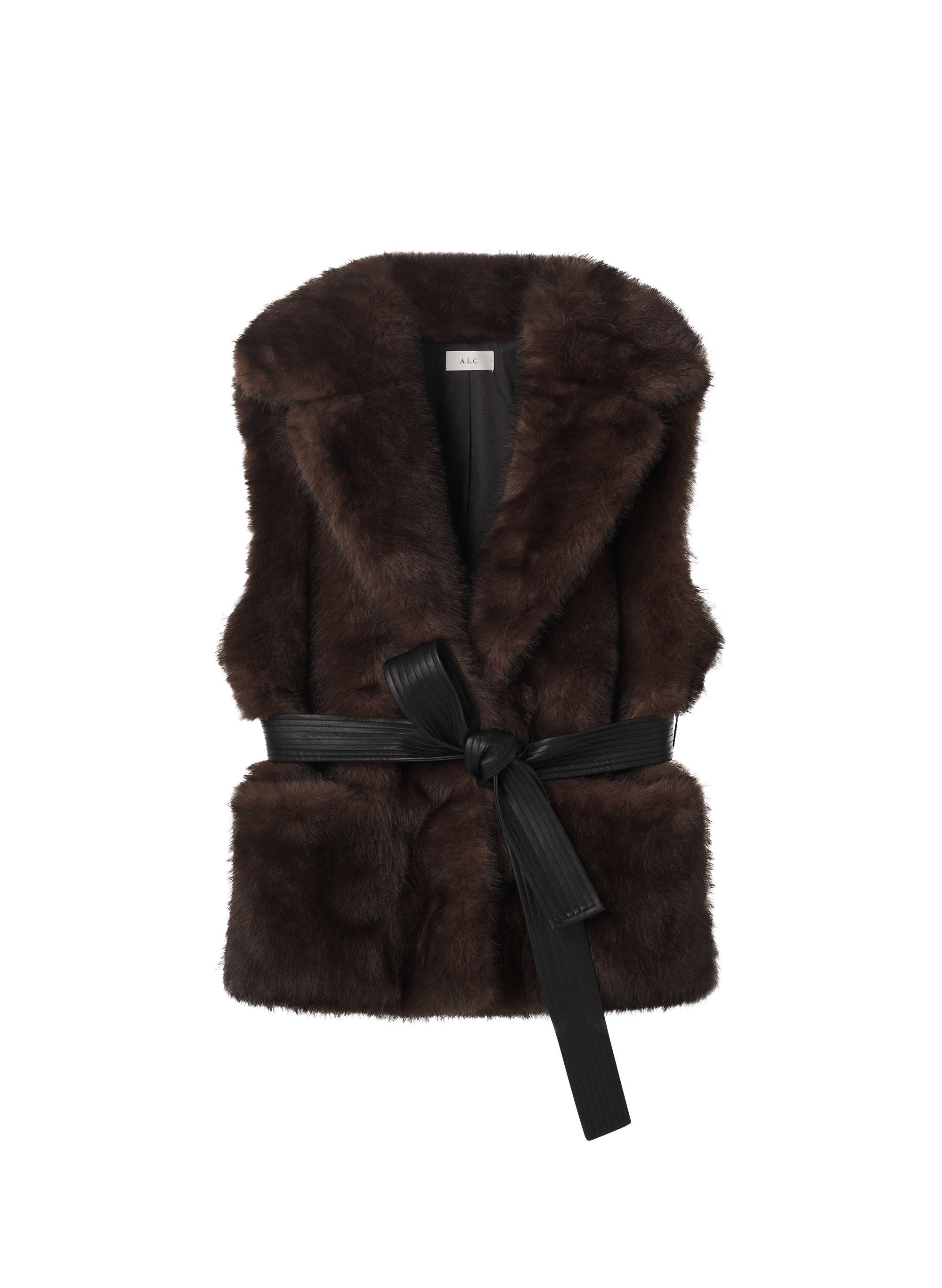 A.L.C. Devon Faux Fur Vest | ALCltd.com